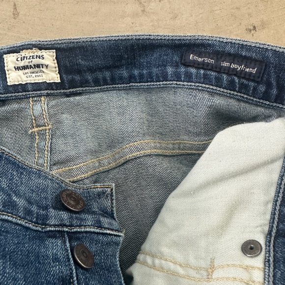 Blue Distressed Jeans - Picture 3 of 6